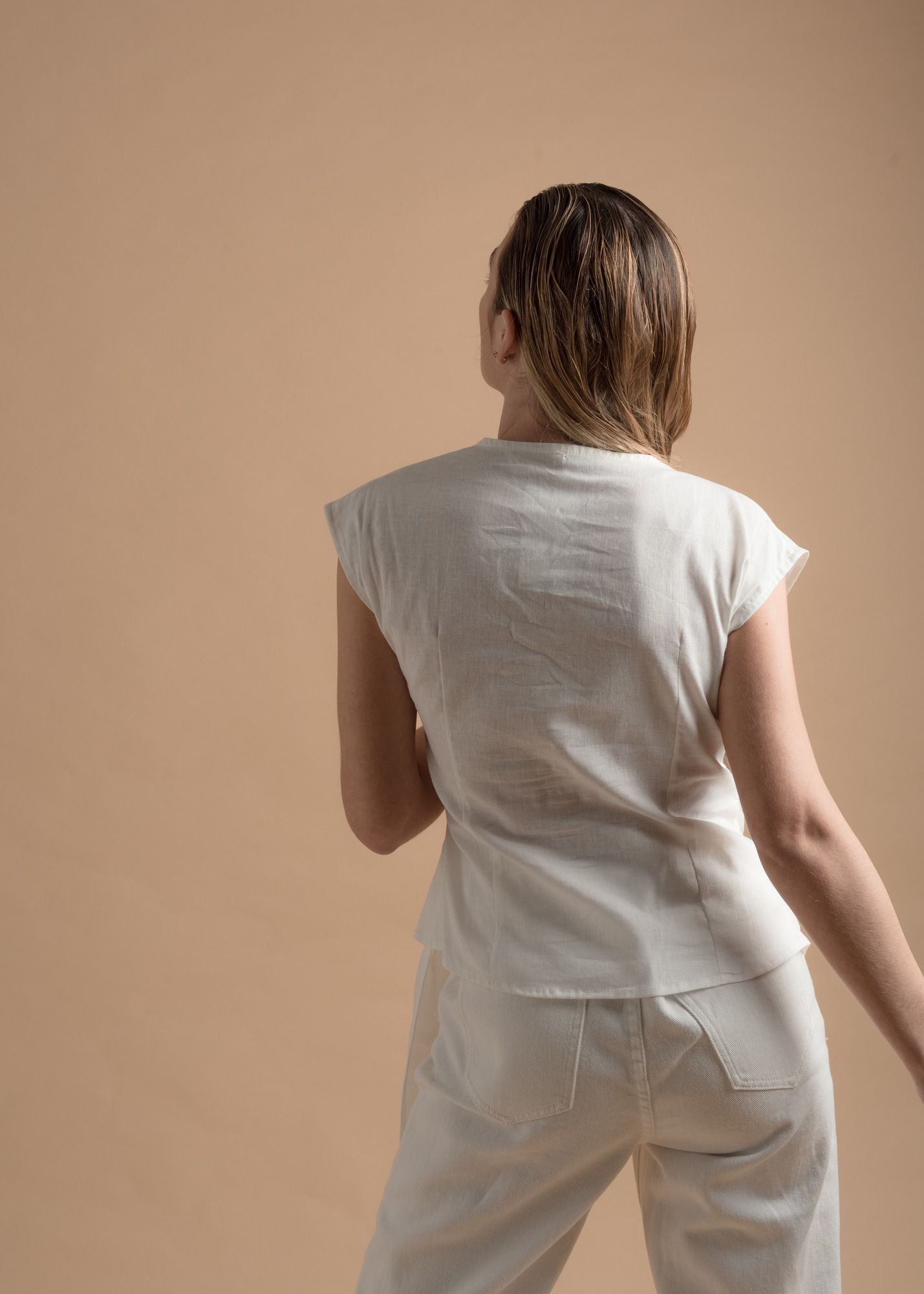 BLUSA LINO HEBILLA