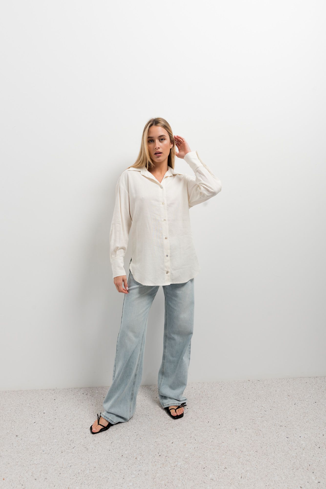 CAMISA CON LINO