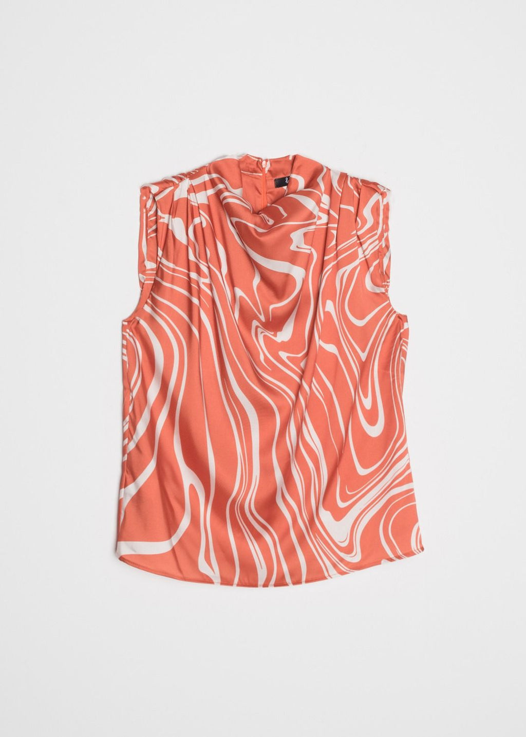BLUSA ESTAMPADA SATINADA