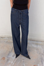 PANTALON FLUIDO EFECTO DENIM