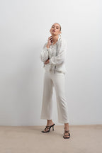 BLUSA VOLANTE LAZO