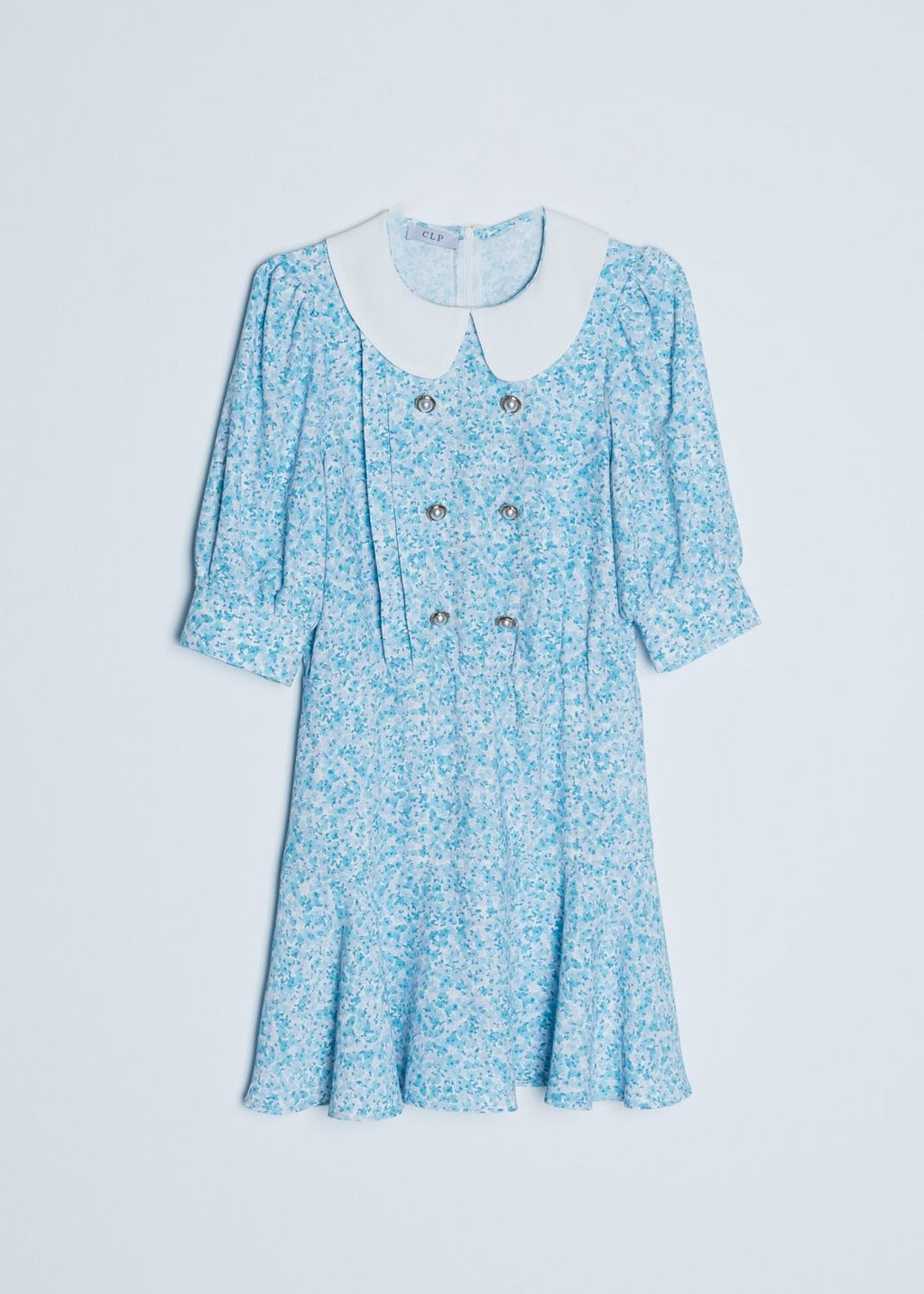 VESTIDO ESTAMPADO CUELLO BOBO