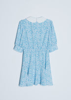 VESTIDO ESTAMPADO CUELLO BOBO