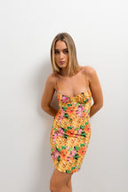 VESTIDO ESTAMPADO CORSETERO