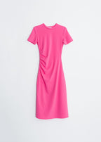 VESTIDO MIDI MANGA CORTA