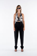 TOP CROP ESTAMPADO FLORAL
