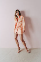 VESTIDO MINI SATINADO