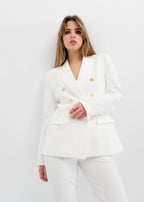 BLAZER CRUZADA BOTONES DORADOS