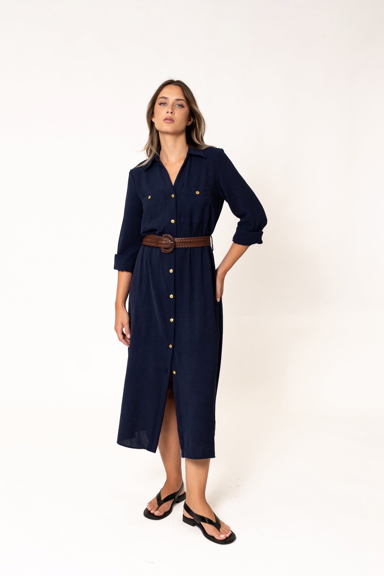 VESTIDO CAMISERO
