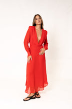 VESTIDO MIDI GASA