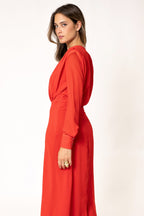 VESTIDO MIDI GASA