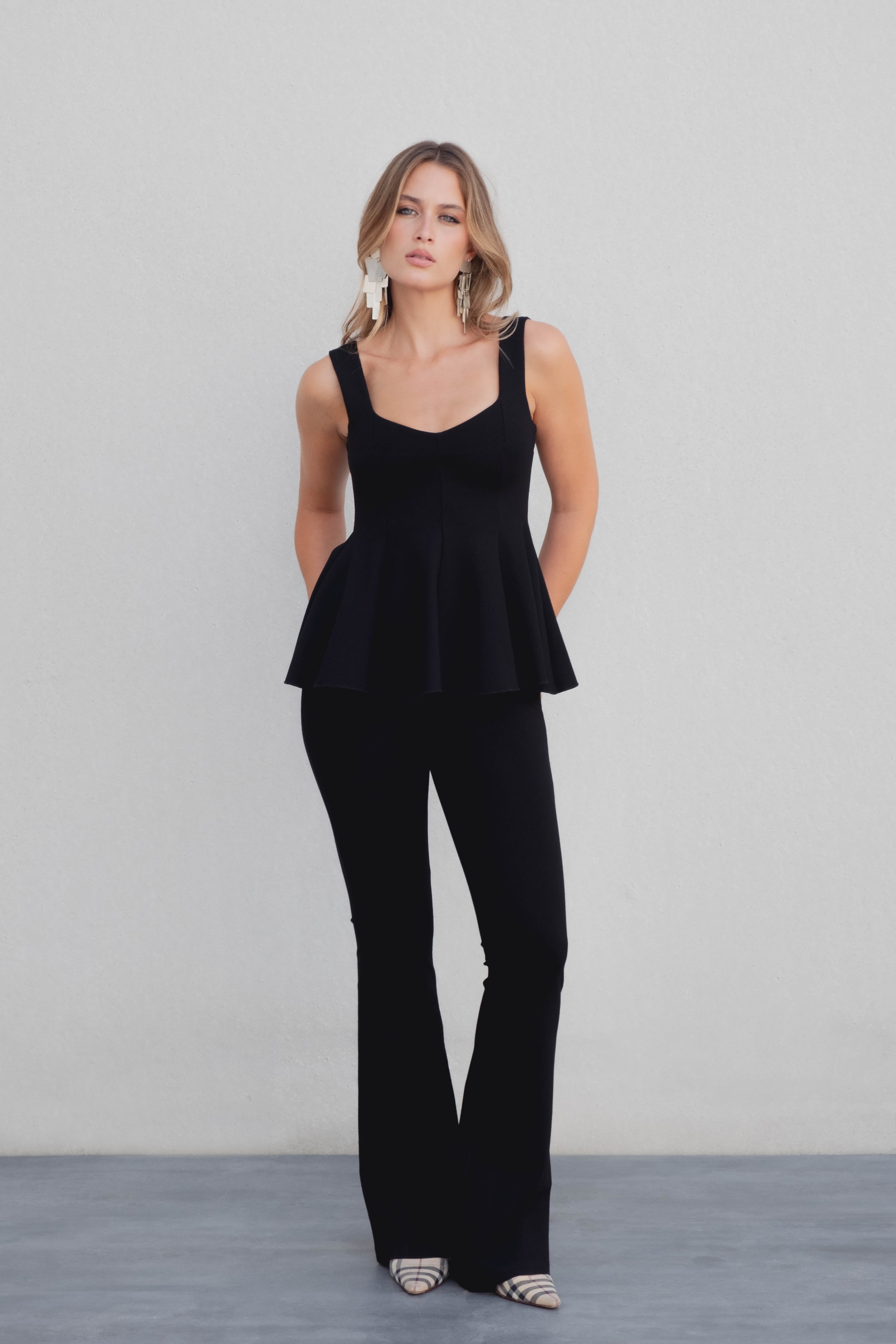 PANTALON FLARE PUNTO
