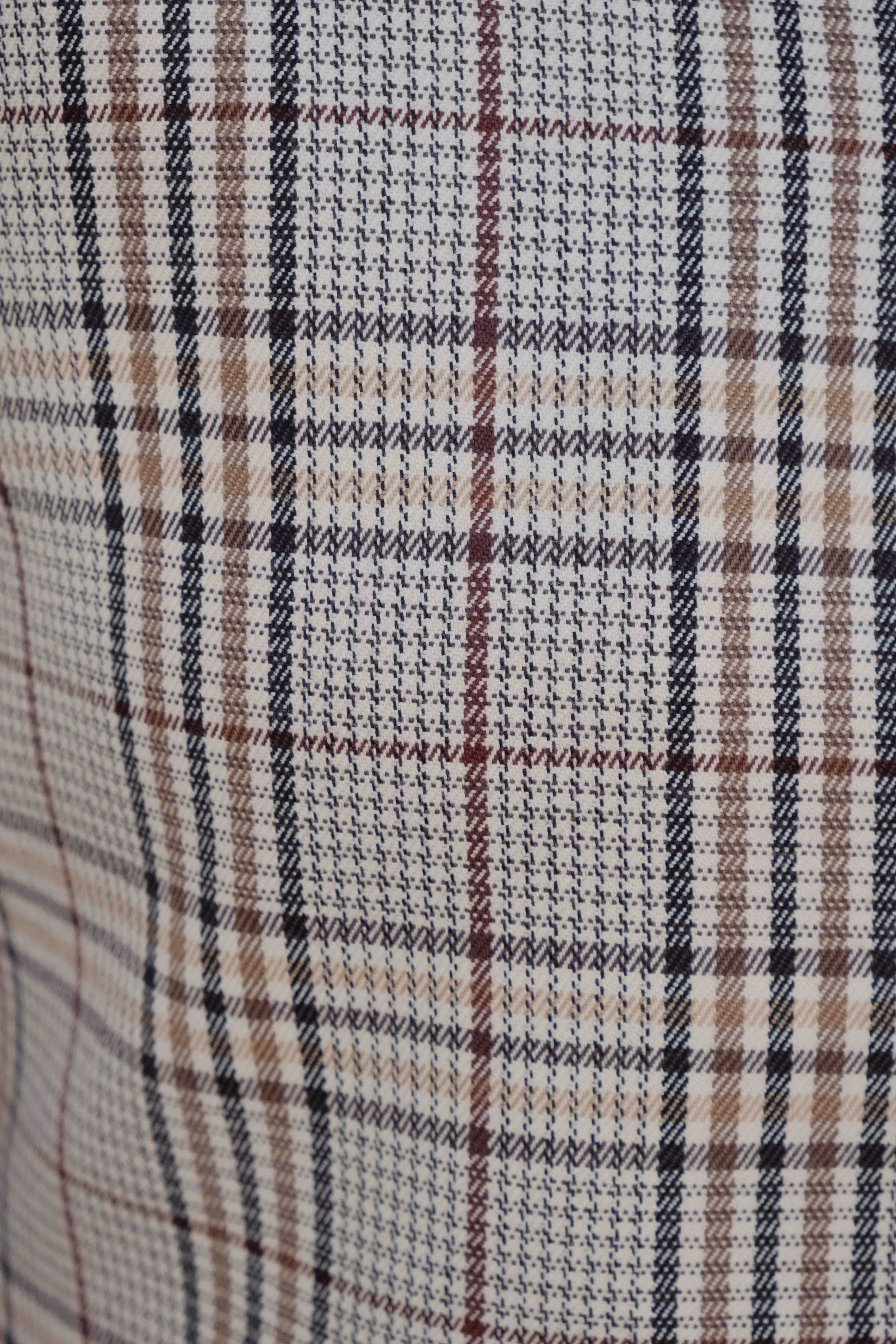 PANTALÓN PINZAS CUADROS
