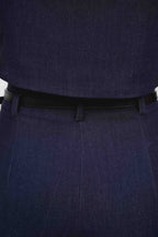 PANTALÓN CULOTTE DENIM CINTURÓN