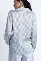 CAMISA SATINADA RAYAS
