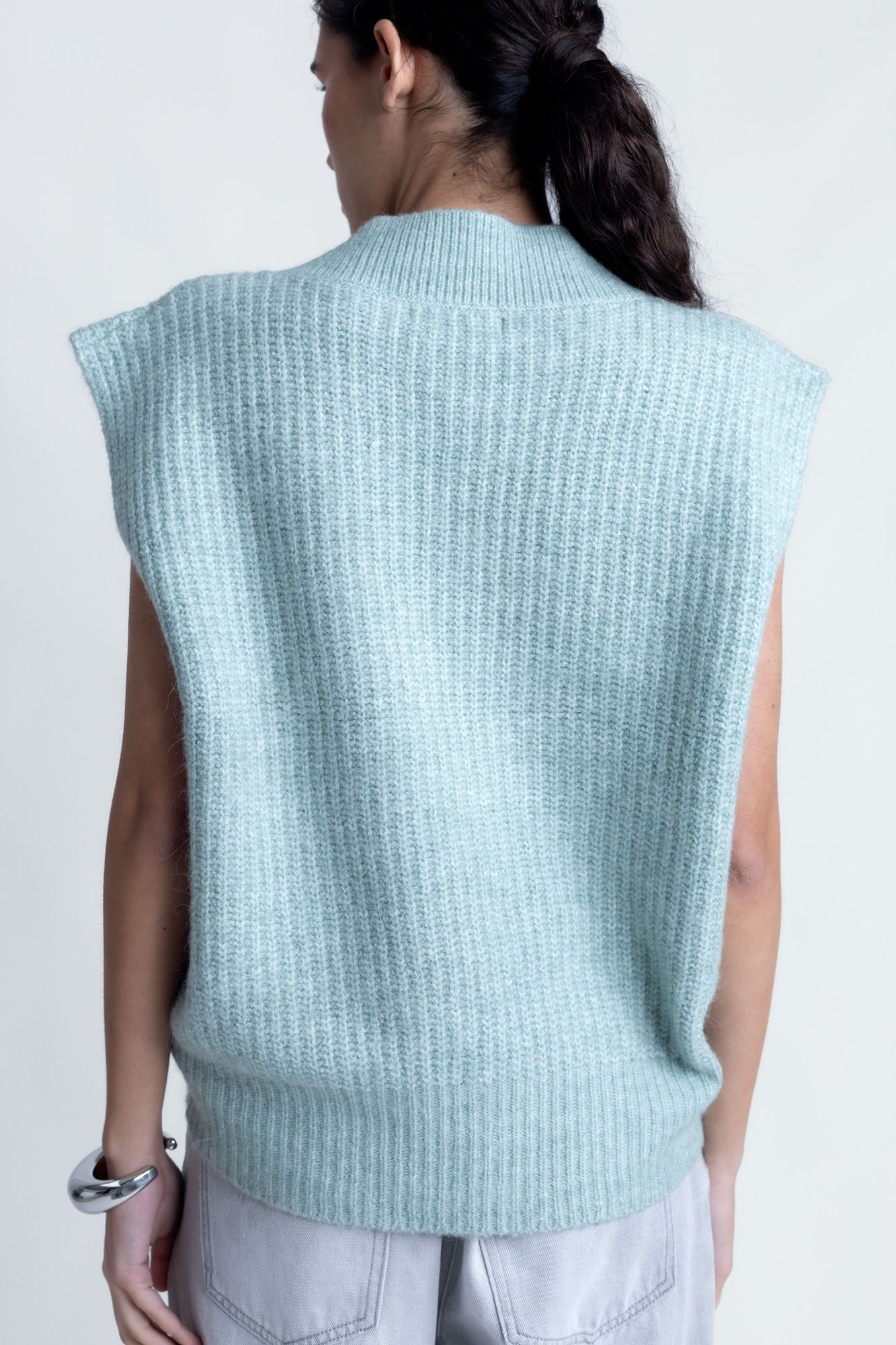 CHALECO PUNTO OVERSIZE