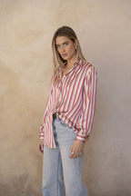 CAMISA SATINADA ESTAMPADA