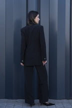 BLAZER BOTON PLATEADO