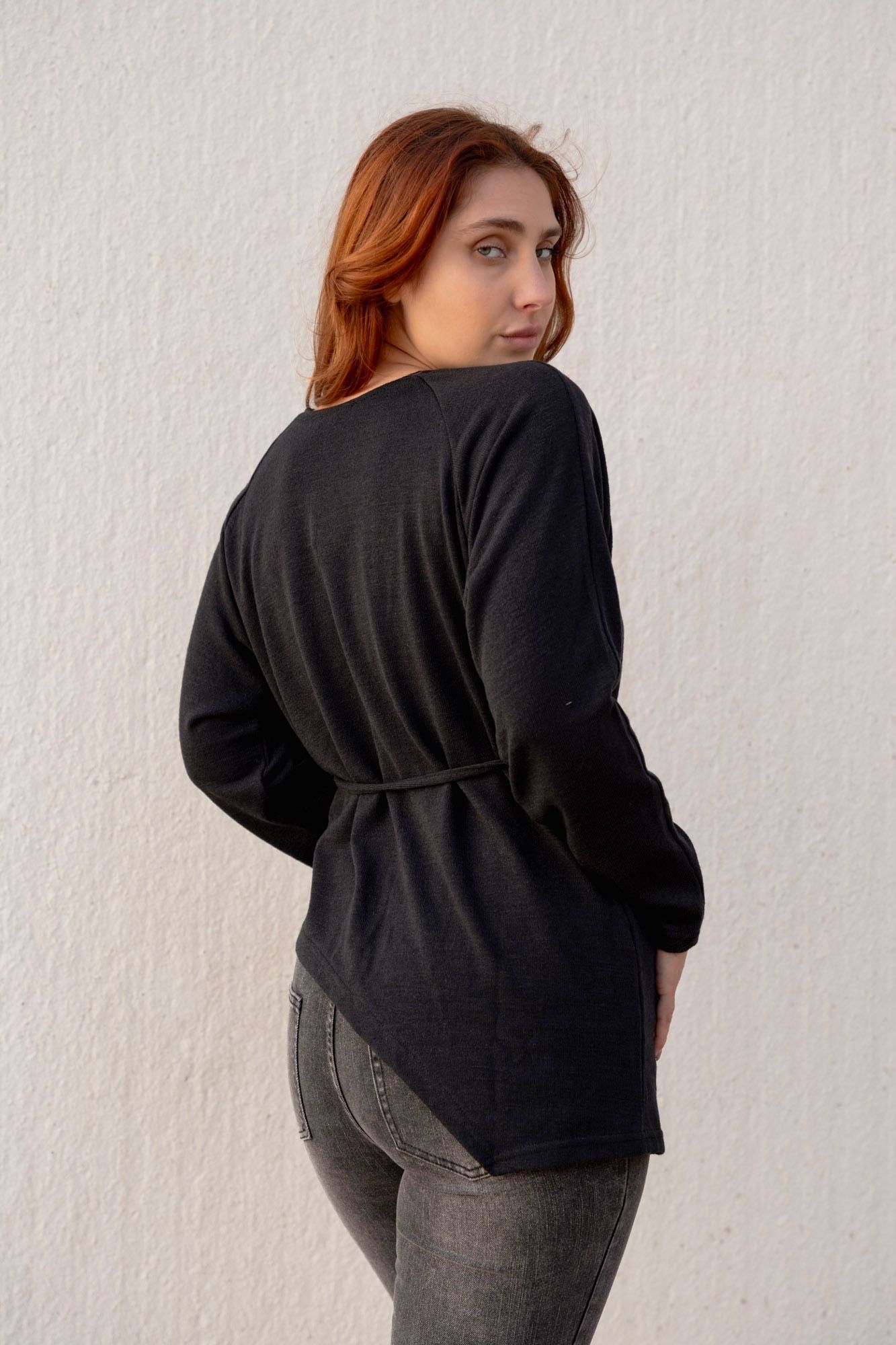 JERSEY FLUIDO CON CINTURON
