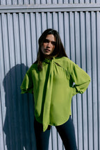 CAMISA VERDE LAZADA