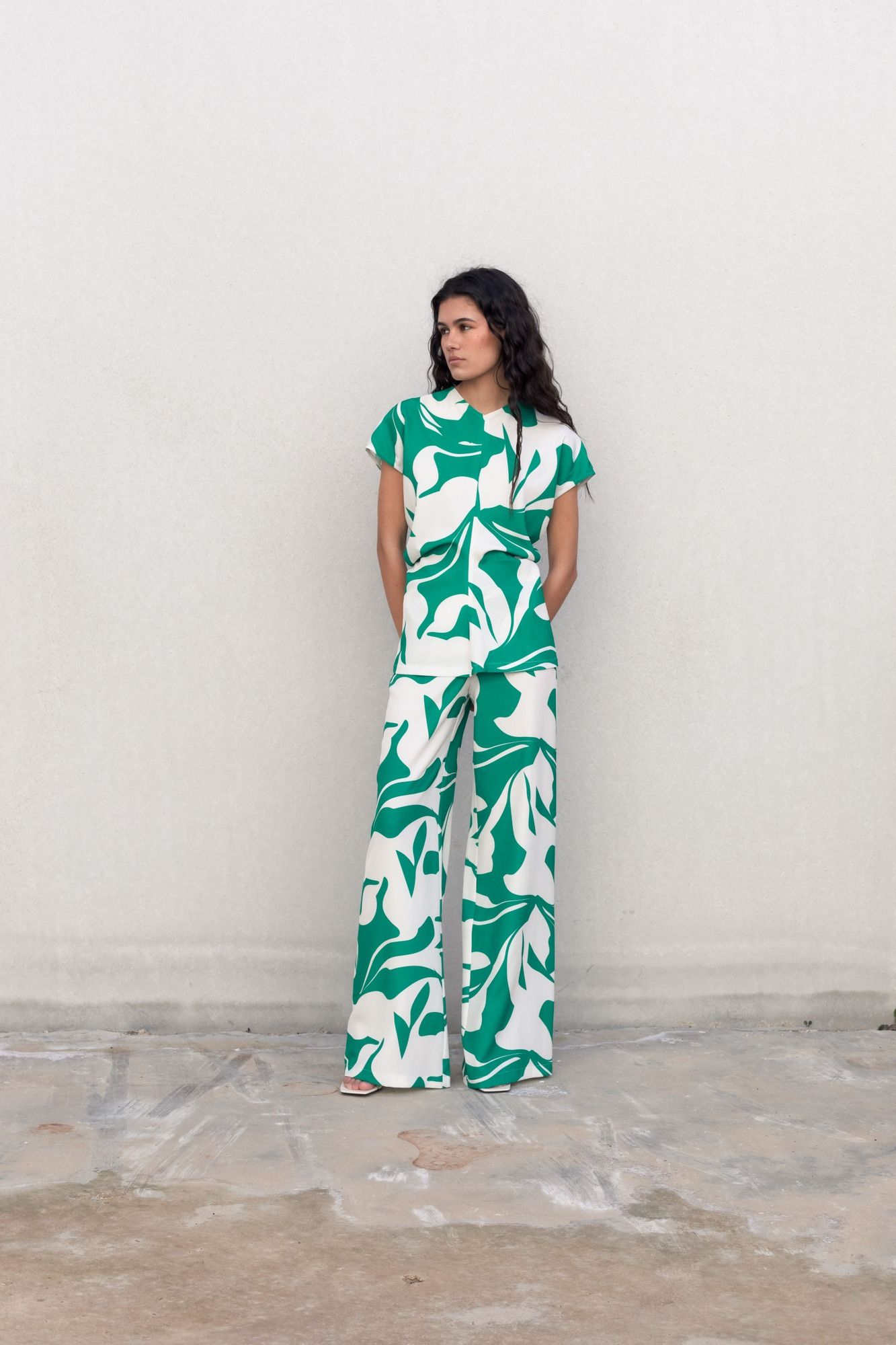 PANTALÓN PALAZZO ESTAMPADO