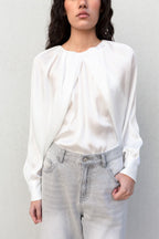 BLUSA SATINADA
