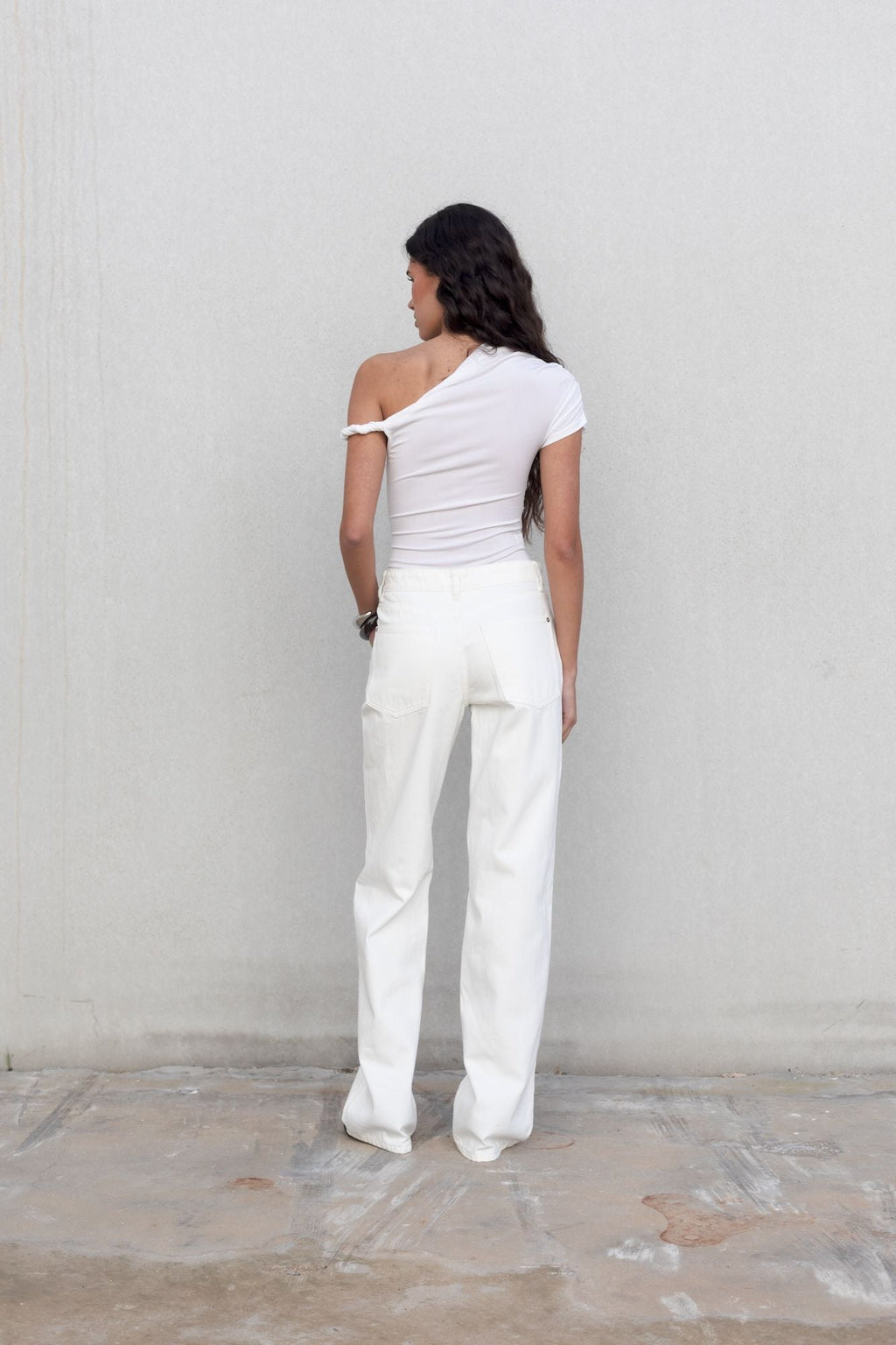 JEANS WIDE LEG TIRO MEDIO FULL LENGTH