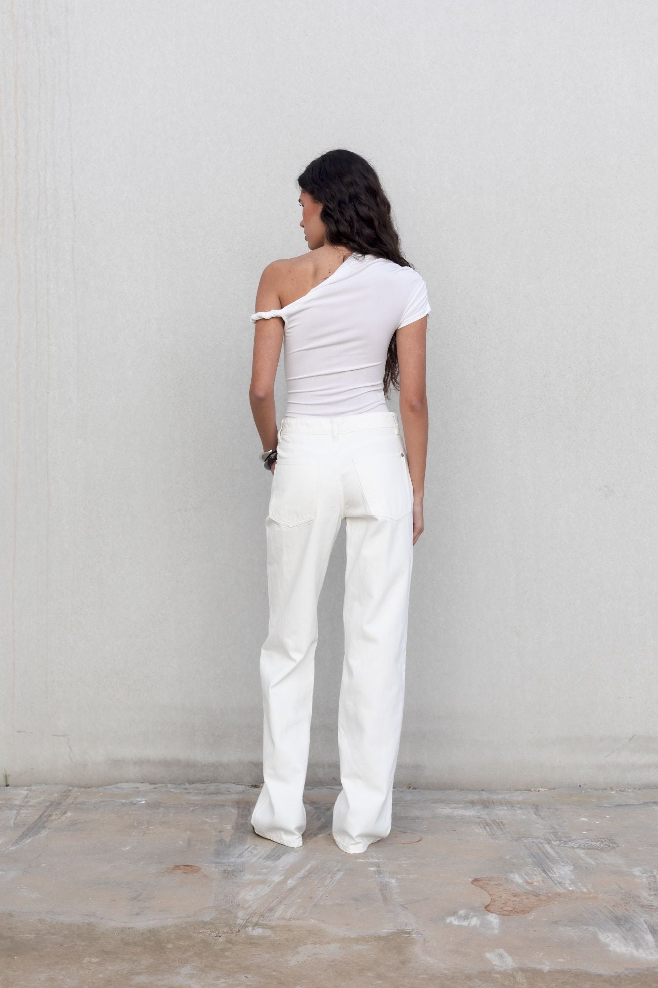 JEANS WIDE LEG TIRO MEDIO FULL LENGTH